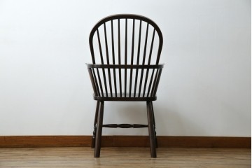 中古　美品　松本民芸家具　509C型　背もたれとアームの曲線が美しいウィンザーチェア　定価約17万円　(R-085447)