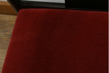 中古　松本民芸家具　#77型曲肘イスIII　なめらかな曲肘と直線的な背板の対比が美しい長椅子　定価約40万円　(R-085448)