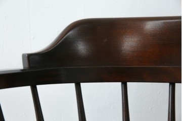 中古　美品　松本民芸家具　#91型　重厚感と品格を備えたキャプテンチェア　定価約13万円　(R-085449)