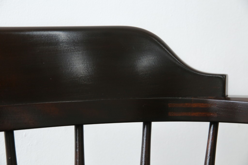 中古　美品　松本民芸家具　#91型　重厚感と品格を備えたキャプテンチェア　定価約13万円　(R-085449)