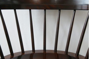 中古　美品　松本民芸家具　#91型　重厚感と品格を備えたキャプテンチェア　定価約13万円　(R-085449)