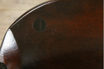 中古　美品　松本民芸家具　#91型　重厚感と品格を備えたキャプテンチェア　定価約13万円　(R-085449)