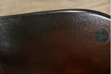 中古　美品　松本民芸家具　#91型　重厚感と品格を備えたキャプテンチェア　定価約13万円　(R-085449)