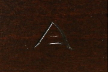 中古　美品　松本民芸家具　#91型　重厚感と品格を備えたキャプテンチェア　定価約13万円　(R-085449)