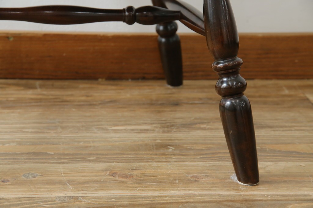 中古　美品　松本民芸家具　#91型　重厚感と品格を備えたキャプテンチェア　定価約13万円　(R-085449)