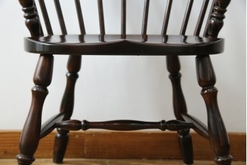 中古　美品　松本民芸家具　#91型　重厚感と品格を備えたキャプテンチェア　定価約13万円　(R-085449)