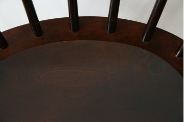 中古　美品　松本民芸家具　#91型　重厚感と品格を備えたキャプテンチェア　定価約13万円　(R-085449)