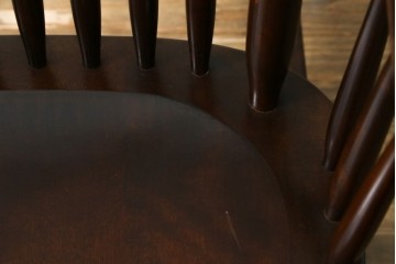 中古　美品　松本民芸家具　J型　くつろぎの時間にぴったりなロッキングチェア　定価約24万円　(R-085450)