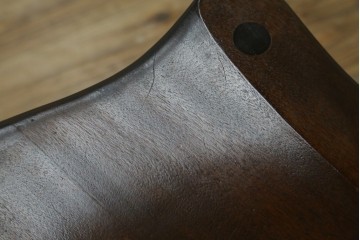 中古　美品　松本民芸家具　J型　くつろぎの時間にぴったりなロッキングチェア　定価約24万円　(R-085450)