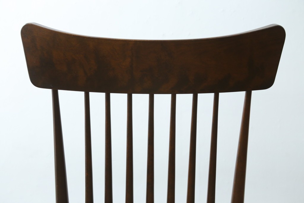 中古　美品　松本民芸家具　J型　くつろぎの時間にぴったりなロッキングチェア　定価約24万円　(R-085450)