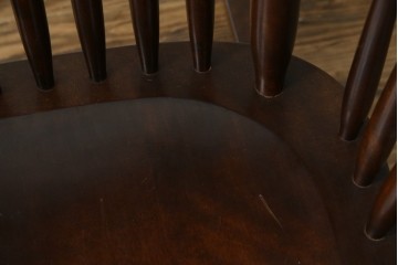 中古　美品　松本民芸家具　J型　くつろぎの時間にぴったりなロッキングチェア　定価約24万円　(R-085450)