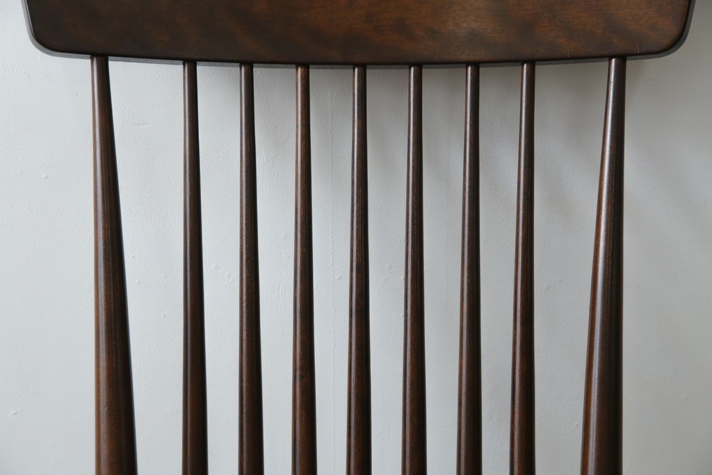 中古　美品　松本民芸家具　J型　くつろぎの時間にぴったりなロッキングチェア　定価約24万円　(R-085450)