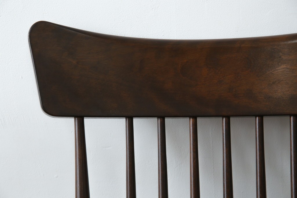 中古　美品　松本民芸家具　J型　くつろぎの時間にぴったりなロッキングチェア　定価約24万円　(R-085450)