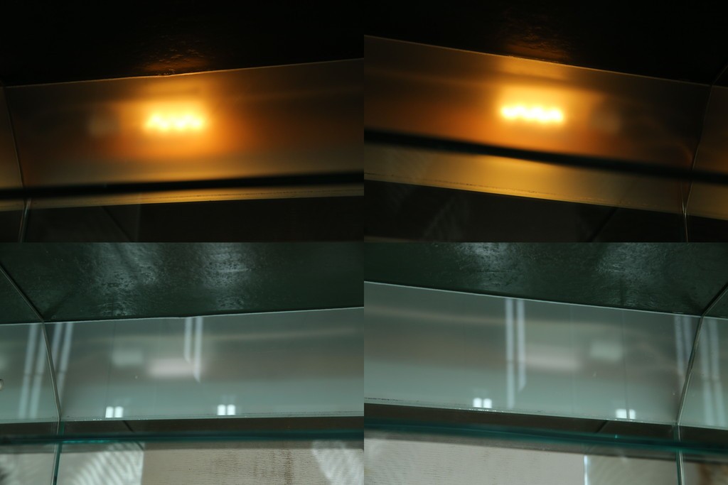 中古　美品!!　希少!!　イタリア高級家具　アルド・トゥーラ(ALDO TURA)　仔山羊革張り　独特の質感が際立つキャビネット　(R-085451)