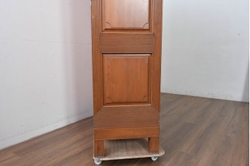 和製ヴィンテージ　特注品　松本民芸家具　リード型カップボード　定価約121万円　(R-085453)
