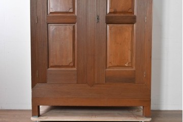 和製ヴィンテージ　特注品　松本民芸家具　リード型カップボード　定価約121万円　(R-085453)
