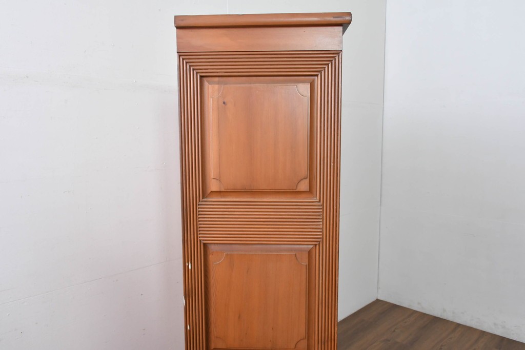 和製ヴィンテージ　特注品　松本民芸家具　リード型カップボード　定価約121万円　(R-085453)