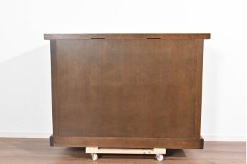 中古　超美品　KASHIWA(柏木工)　WILDERNESS(ウィルダネス)　ナラ材　温かみのある意匠のチェスト　定価約33万円相当　(R-085454)