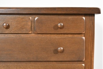 中古　超美品　KASHIWA(柏木工)　WILDERNESS(ウィルダネス)　ナラ材　温かみのある意匠のチェスト　定価約33万円相当　(R-085454)