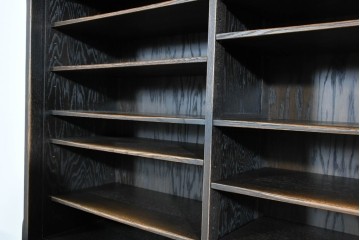 中古　超美品　飛騨産業　プロヴィンシャル(PROVINCIAL)　美しい木目と豊富な棚構成が魅力のキャビネット　定価約120万円相当　(R-085456)