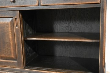 中古　超美品　飛騨産業　プロヴィンシャル(PROVINCIAL)　美しい木目と豊富な棚構成が魅力のキャビネット　定価約120万円相当　(R-085456)