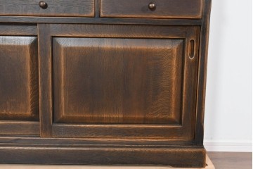 中古　超美品　飛騨産業　プロヴィンシャル(PROVINCIAL)　美しい木目と豊富な棚構成が魅力のキャビネット　定価約120万円相当　(R-085456)