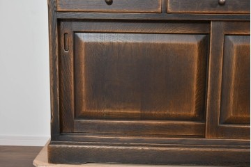 中古　超美品　飛騨産業　プロヴィンシャル(PROVINCIAL)　美しい木目と豊富な棚構成が魅力のキャビネット　定価約120万円相当　(R-085456)