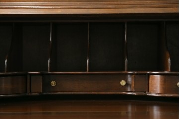 中古　ETHAN ALLEN(イーセンアーレン)　猫脚デザインのビューローブックケース　(R-085458)