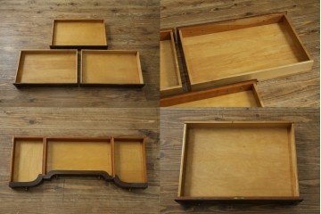 中古　ETHAN ALLEN(イーセンアーレン)　猫脚デザインのビューローブックケース　(R-085458)