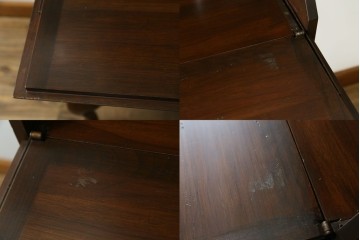 中古　ETHAN ALLEN(イーセンアーレン)　猫脚デザインのビューローブックケース　(R-085458)