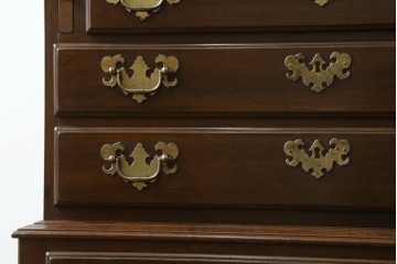 中古　ETHAN ALLEN(イーセンアーレン)　猫脚デザインのビューローブックケース　(R-085458)