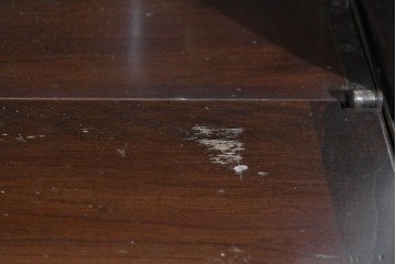 中古　ETHAN ALLEN(イーセンアーレン)　猫脚デザインのビューローブックケース　(R-085458)