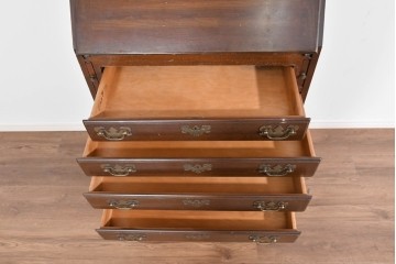 中古　ETHAN ALLEN(イーセンアーレン)　猫脚デザインのビューローブックケース　(R-085458)