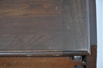 中古　ETHAN ALLEN(イーセンアーレン)　猫脚デザインのビューローブックケース　(R-085458)