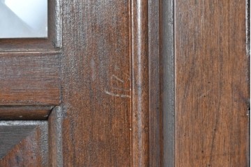 中古　ETHAN ALLEN(イーセンアーレン)　猫脚デザインのビューローブックケース　(R-085458)