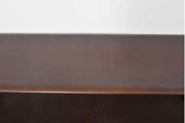 和製ヴィンテージ　希少デザイン　滑らかな曲線フォルムが目を引くローボード　(R-085459)