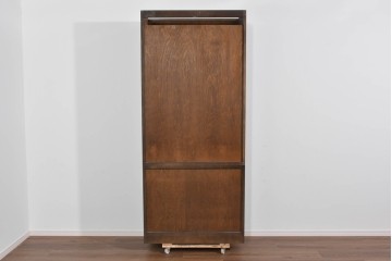 中古　カリモク　domani(ドマーニ)　Morganton(モーガントン)　真鍮金具とガラス扉のキャビネット　定価約70万円　(R-085460)