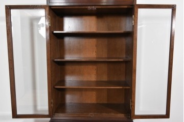 中古　カリモク　domani(ドマーニ)　Morganton(モーガントン)　真鍮金具とガラス扉のキャビネット　定価約70万円　(R-085460)