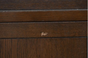 中古　カリモク　domani(ドマーニ)　Morganton(モーガントン)　真鍮金具とガラス扉のキャビネット　定価約70万円　(R-085460)