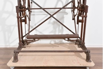 ヨーロッパアンティーク　OPTIMA製　錆びた風合いが味わい深い糸巻き機　(R-085461)