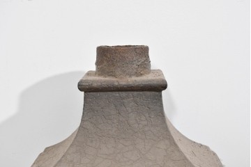 アメリカアンティーク　鋳物　無骨な味わいがある鉄製建築装飾部材(土台)2個セット　(R-085463)