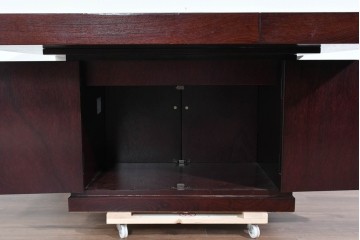 中古　美品　展示品　筑後民芸　希少な廃番品　和の趣あふれる囲炉裏テーブル　(R-085466)