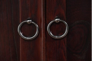 中古　美品　展示品　筑後民芸　希少な廃番品　和の趣あふれる囲炉裏テーブル　(R-085466)