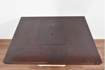 中古　美品　展示品　筑後民芸　希少な廃番品　和の趣あふれる囲炉裏テーブル　(R-085466)