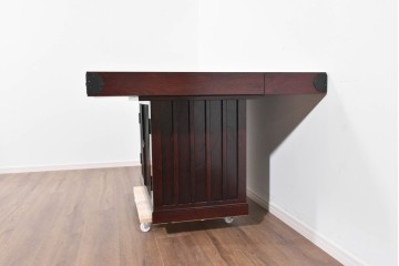 中古　美品　展示品　筑後民芸　希少な廃番品　和の趣あふれる囲炉裏テーブル　(R-085466)