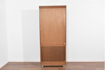 中古　美品　maruni(マルニ木工)　地中海ロイヤルシリーズ　飾棚80　ミラーバック×照明付きでコレクションを美しく魅せるキュリオケース　定価約55万円相当　(R-085469)