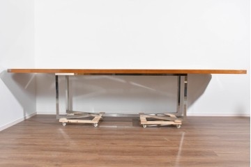 ヴィンテージ家具　特大サイズ　幅約350cm　アート性の高いポストモダンデザインのテーブル　(R-085473)