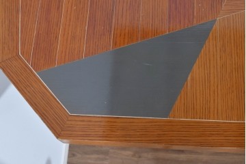 ヴィンテージ家具　特大サイズ　幅約350cm　アート性の高いポストモダンデザインのテーブル　(R-085473)