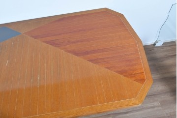 ヴィンテージ家具　特大サイズ　幅約350cm　アート性の高いポストモダンデザインのテーブル　(R-085473)