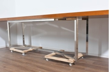 ヴィンテージ家具　特大サイズ　幅約350cm　アート性の高いポストモダンデザインのテーブル　(R-085473)